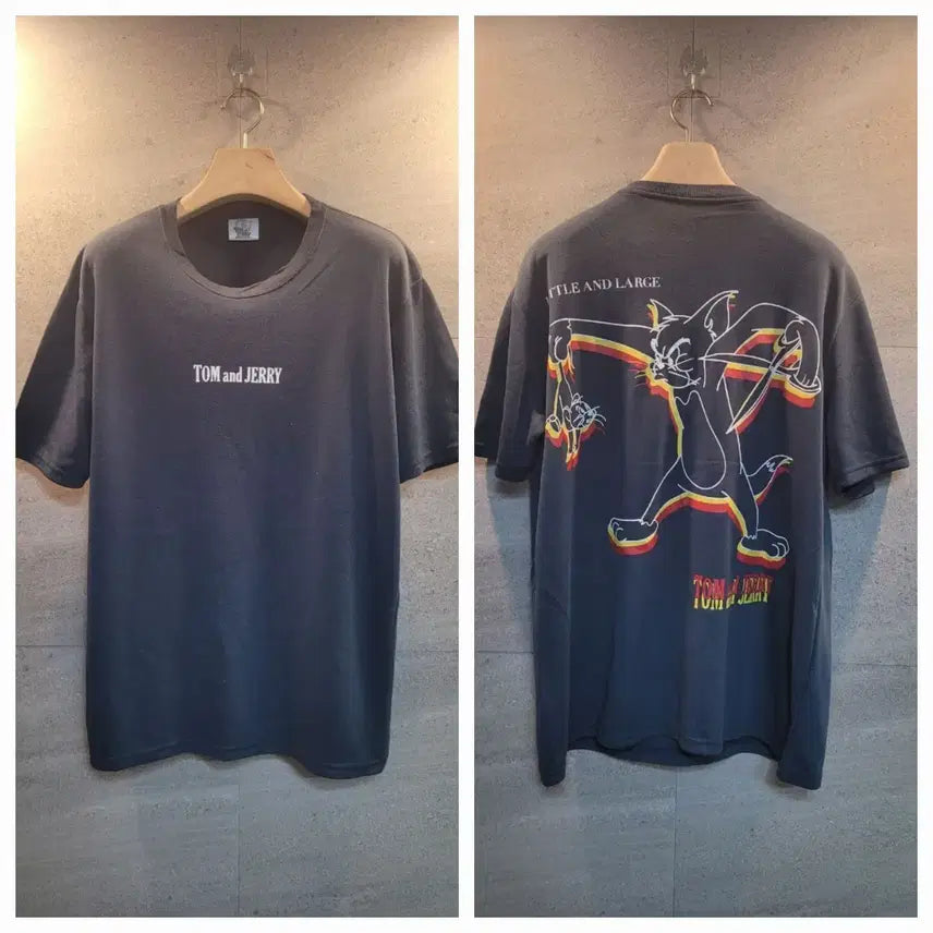 [BUNJANG] Tom and Jerry Official Goods Short Sleeve T-Shirt / 톰과제리. 오피셜굿즈. 반팔티. 미착.