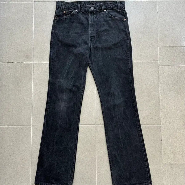 [BUNJANG] Levi's 517 90s Washed Black Bootcut Flare Jeans 36-34 / 90s 리바이스 517 블랙 36-34 부츠컷 플레어진