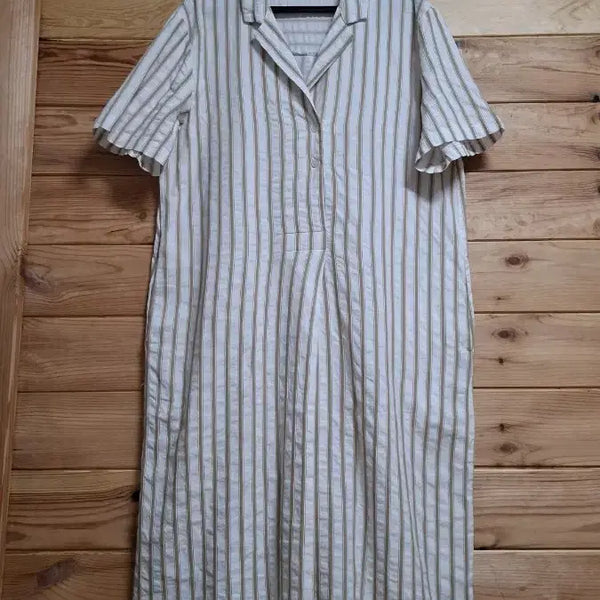 [BUNJANG] Stripe Long Dress / 스트라이프 롱 원피스