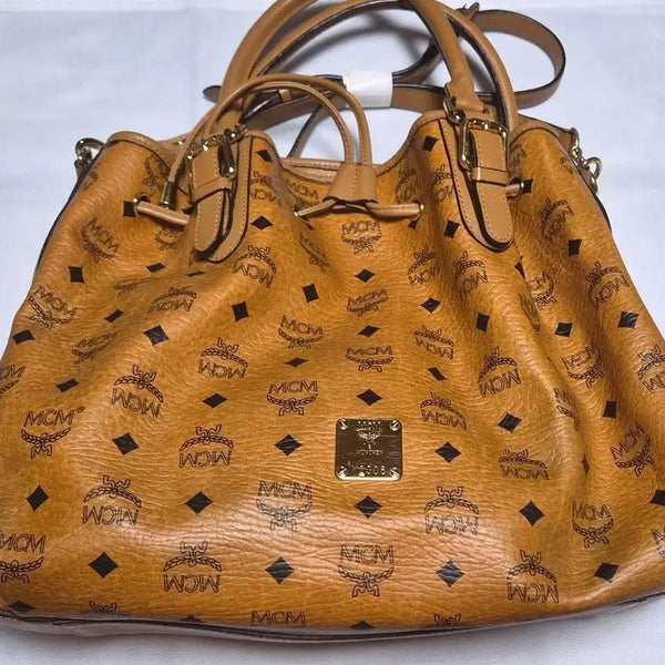 [BUNJANG] MCM Visetos Big Drawstring Handbag / MCM 핸드백