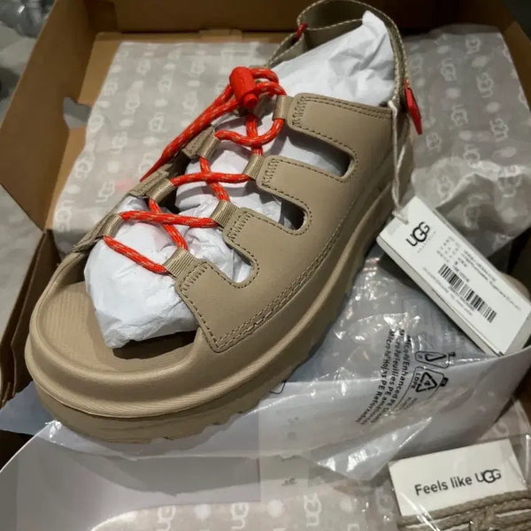 [BUNJANG] UGG Golden Glow Stopper Sandals Beige / UGG 골든글로우 스토퍼 샌들