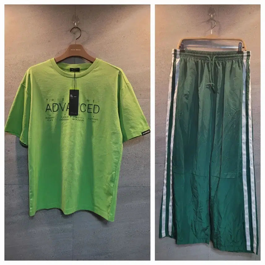 [BUNJANG] T-shirt and Pants Coordination Set / 티셔츠 팬츠 코디 셋업.