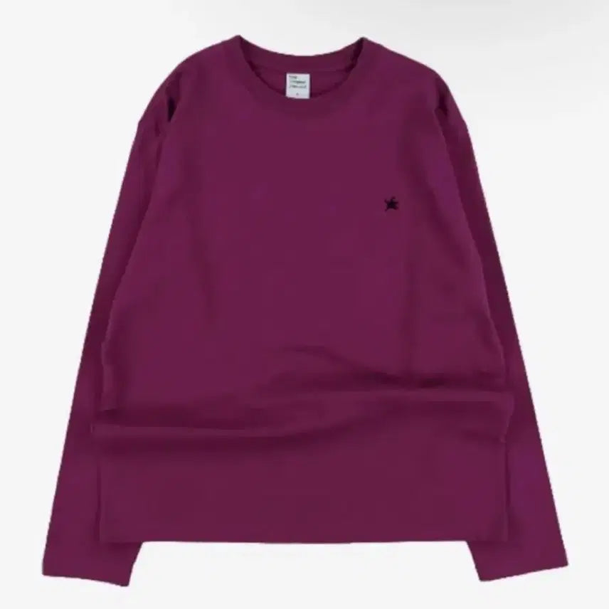 [BUNJANG] The Coldest Moment Mini Logo Long Sleeve Magenta / 더콜디스트모먼트 미니로고 롱슬리브 마젠타