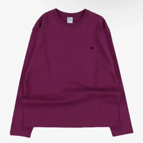 [BUNJANG] The Coldest Moment Mini Logo Long Sleeve Magenta / 더콜디스트모먼트 미니로고 롱슬리브 마젠타