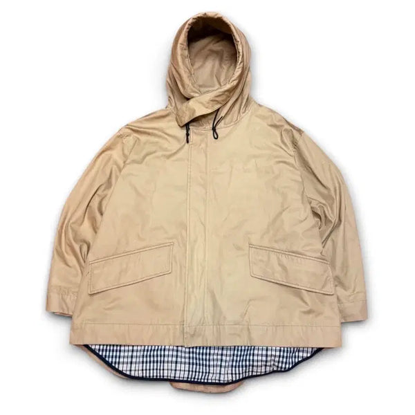 [BUNJANG] Studio Tomboy Beige Hooded Short Jacket / 스튜디오 톰보이 베이지 후드 숏 자켓