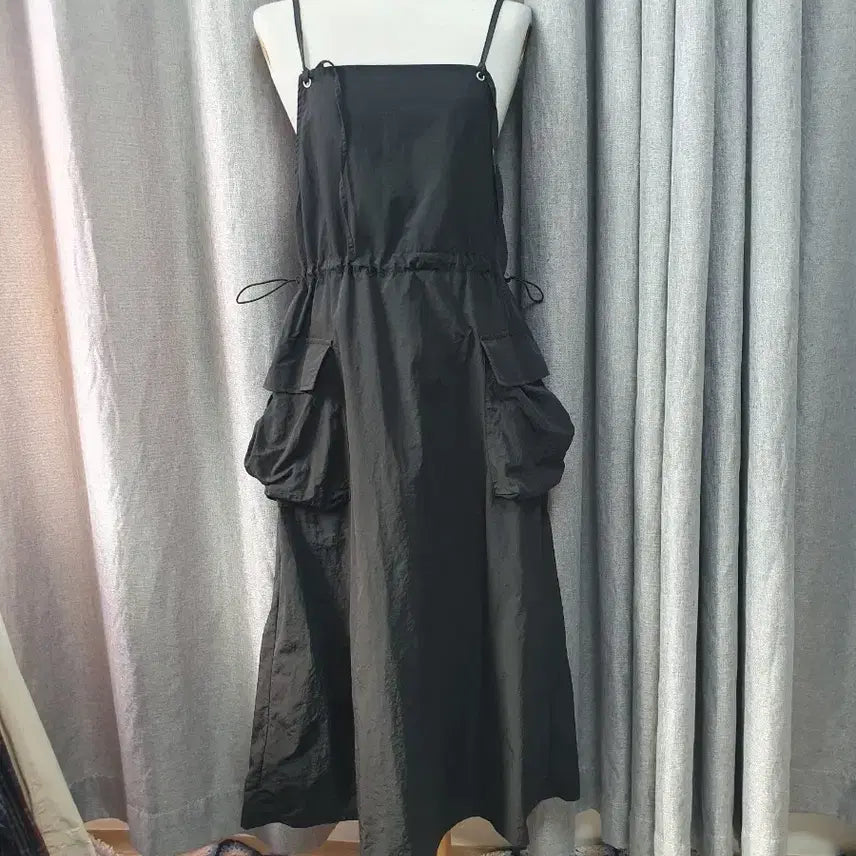 [BUNJANG] Square Cargo Maxi Dress / 사각사각 카고 맥시 원피스