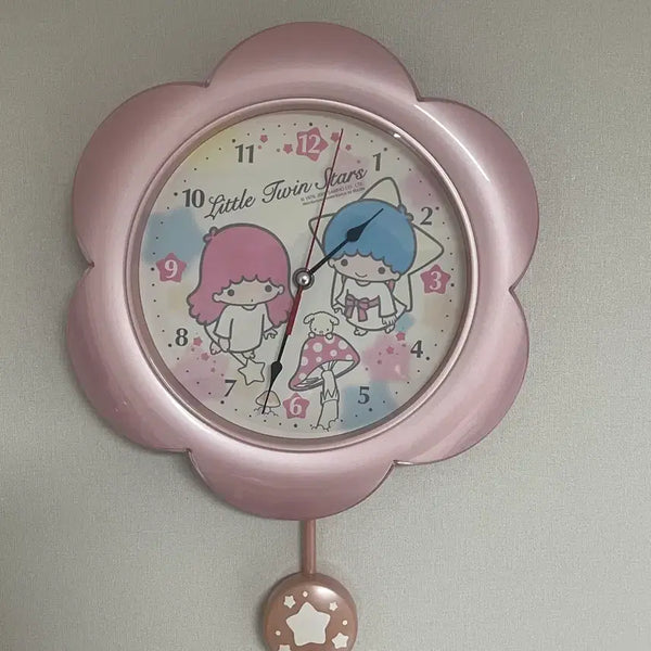 [BUNJANG] Kiki & Lala Rare Pink Vintage Clock / 키키라라 레어 핑크 고전 시계