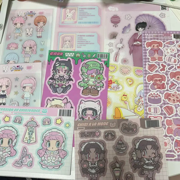 [BUNJANG] Sticker Bundle Set / 인물스티커(씰스티커) 원가이하 판매