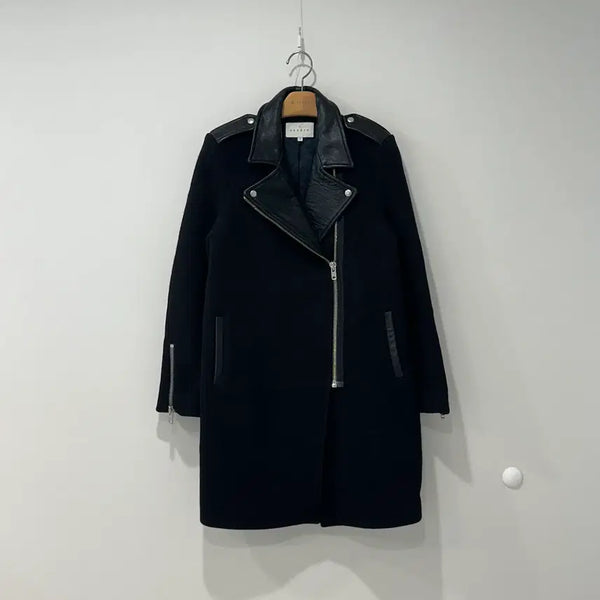 [BUNJANG] Sandro Women's Navy Jacket / Sandro 산드로 여성용 자켓