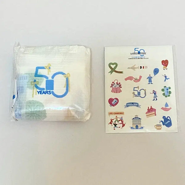 [BUNJANG] La Roche-Posay Sticker + Reusable Bag Set / 라로슈포제 스티커 + 리유저블백 구성