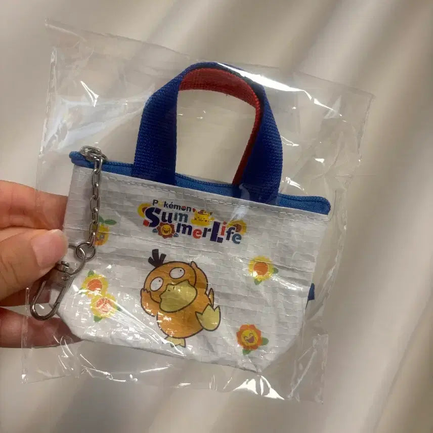 [BUNJANG] Manyo Factory Pokemon Psyduck Mini Pouch Keyring / 마녀공장 포켓몬 고라파덕 미니 파우치 키링