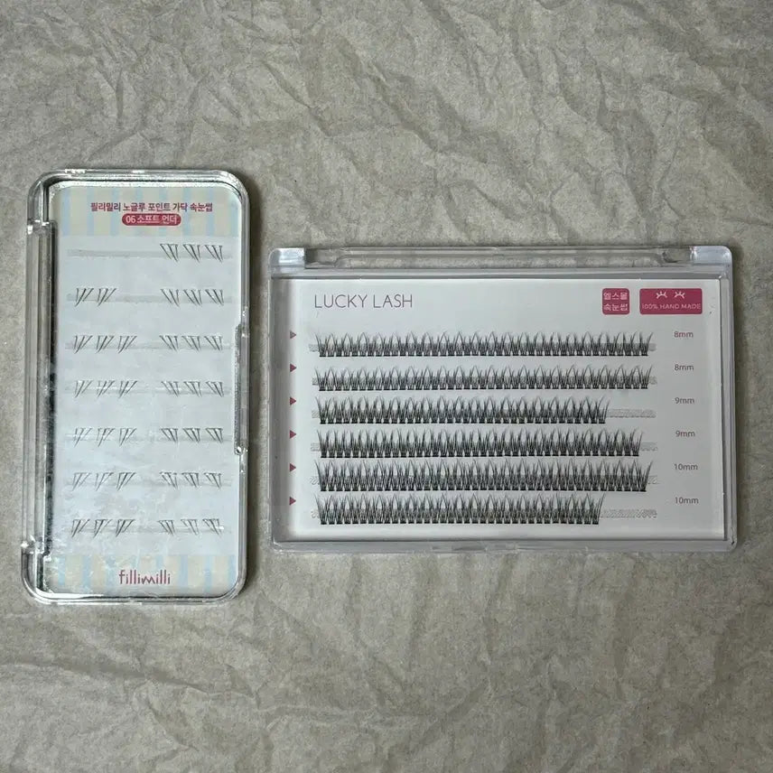 [BUNJANG] Phillimilli No-Glue Under Eyelashes Bundle Set / 필리밀리 언더 속눈썹 노글루 엘스몰 속눈썹 일괄