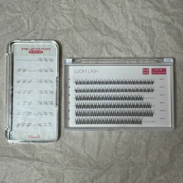 [BUNJANG] Phillimilli No-Glue Under Eyelashes Bundle Set / 필리밀리 언더 속눈썹 노글루 엘스몰 속눈썹 일괄