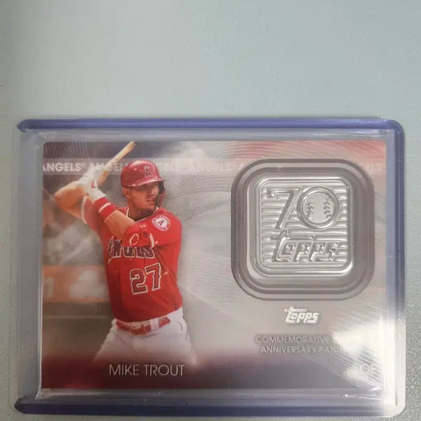 [BUNJANG] MLB Mike Trout 70th Patch / MLB 마이크 트라웃 70th 패치