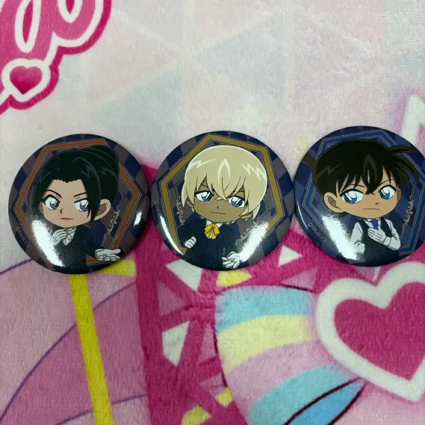 [BUNJANG] Detective Conan Hongdae Collaboration Cafe Can Badge Set / 명탐정코난 홍대 콜라보카페 캔뱃지 일괄