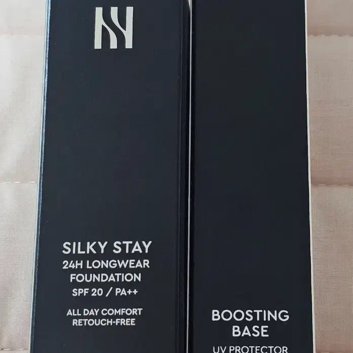 [BUNJANG] Hera Silky Stay Foundation (21C) & Boosting Base Bundle Set / 헤라 실키스테이 21c 파운데이션 & 부스팅 베이스 일괄
