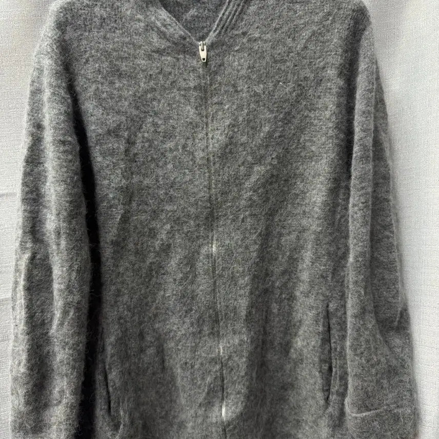 [BUNJANG] System Alpaca Two-Way Zip-Up Cardigan (Size F/M) / 한섬 시스템 알파카 가디건 투웨이 집업 F(M)