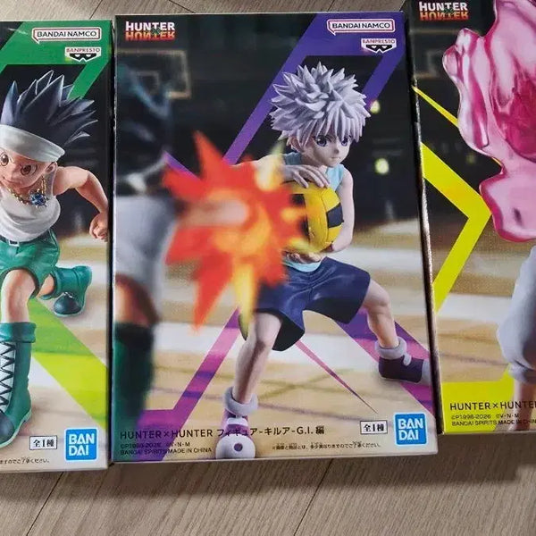 [BUNJANG] Hunter x Hunter G.I. Arc Figure Set (Hisoka, Killua, Gon) / 헌터 헌터 피규어 G.편 (히소카,키르아,곤)