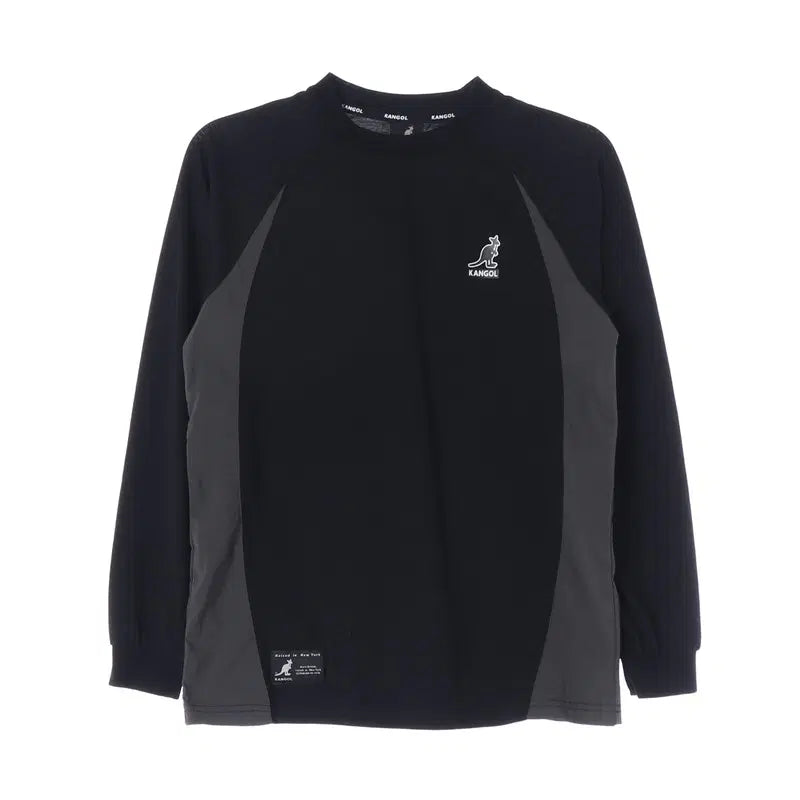 [BUNJANG] KANGOL Color Block Side Panel Long Sleeve T-Shirt Size 155 / KANGOL 배색 사이드 절개 롱리브 155