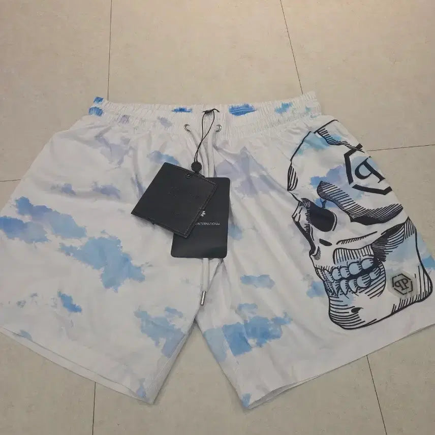 [BUNJANG] Philipp Plein Skull Pattern Shorts / [새상품] 필립플레인 백화점판 스컬 반바지
