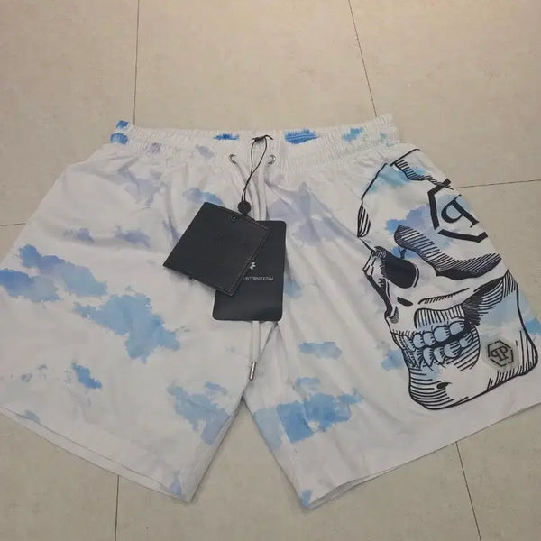 [BUNJANG] Philipp Plein Skull Pattern Shorts / [새상품] 필립플레인 백화점판 스컬 반바지