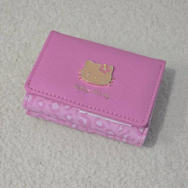 [BUNJANG] Tanning Leopard Print Kitty Wallet / 태닝 호피키티 반지갑(정품)