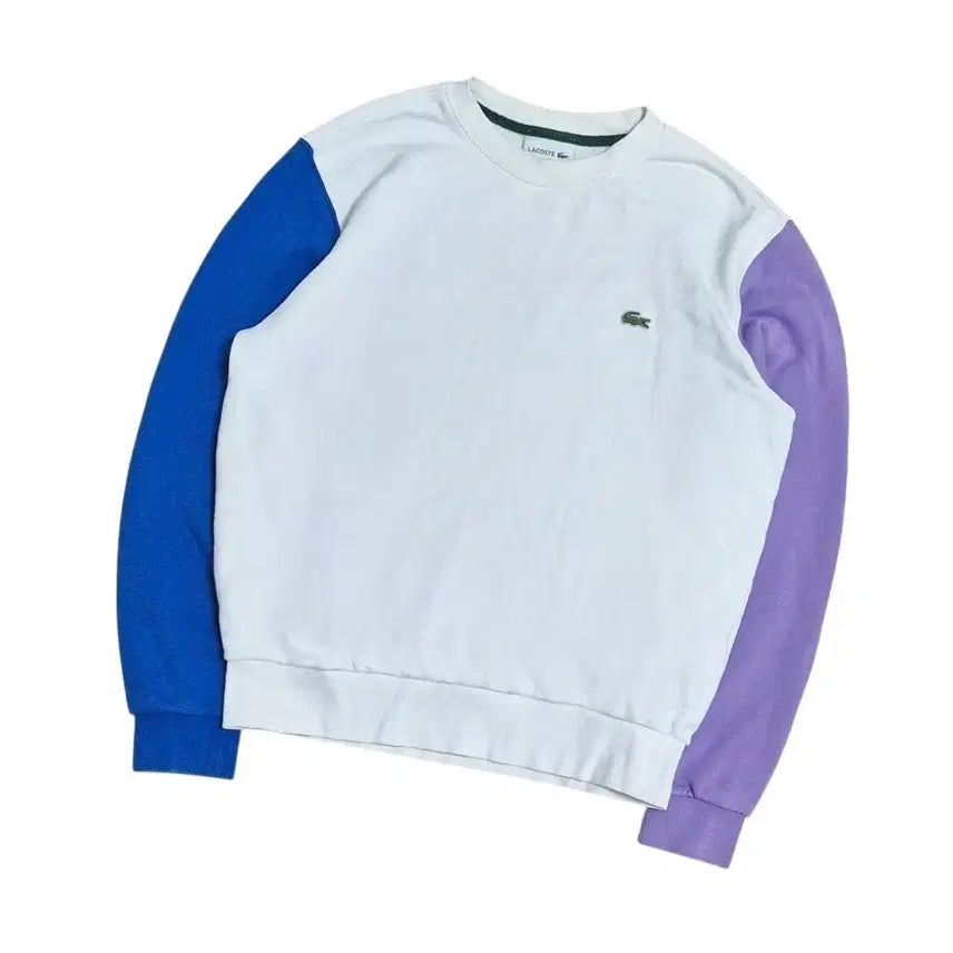 [BUNJANG] Lacoste Colorblock Sweatshirt / 라코스테 배색 맨투맨