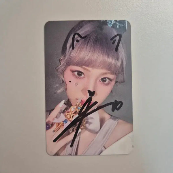 [BUNJANG] IVE Liz Signed Photocard / 아이브 리즈 싸포 판패