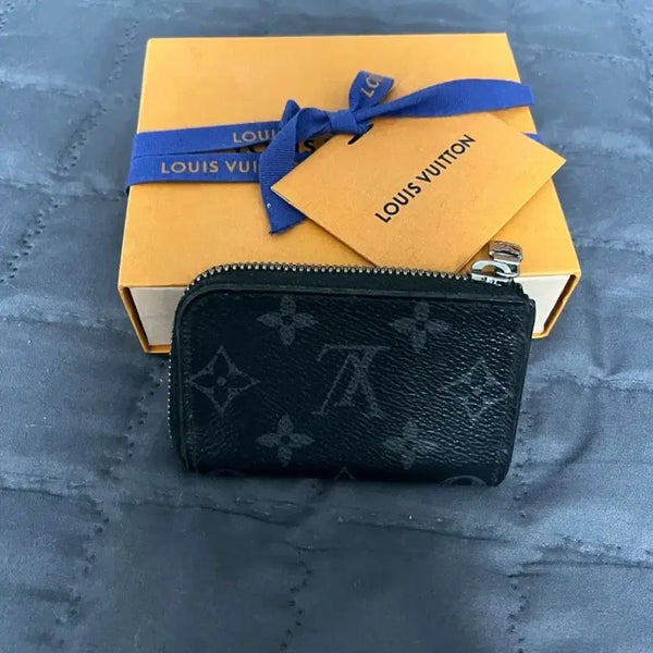 [BUNJANG] Louis Vuitton Zipper Coin Purse Eclipse Wallet / (상태좋음 급처 꿀매) 루이비통 지퍼 코인퍼스 이클립스 지갑