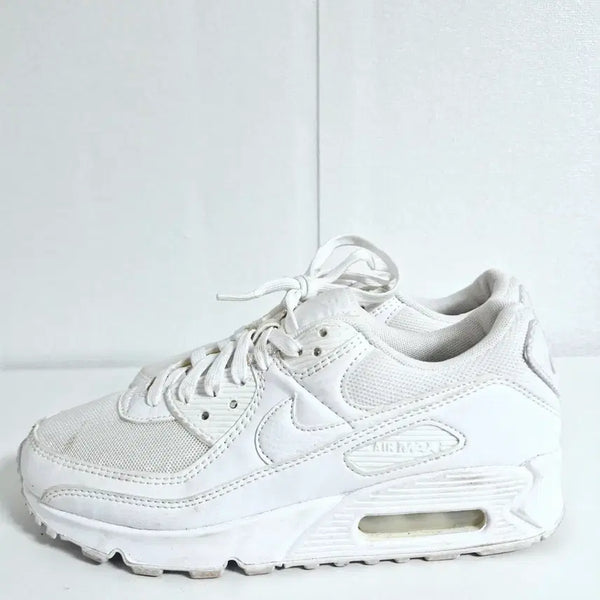 [BUNJANG] Nike Air Max 90 All White Sneakers / 나이키 에어맥스 90 올화이트(245)