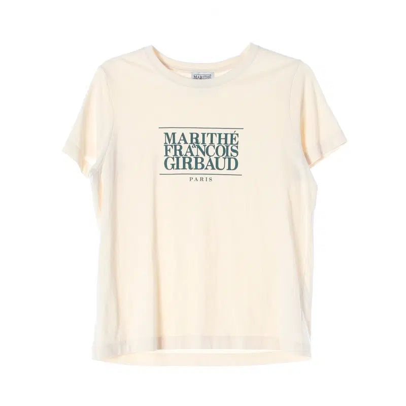 [BUNJANG] MARITHE FRANCOIS GIRBAUD Logo Short Sleeve T-Shirt / MARITHE FRANCOIS GIRBAUD 로고 반팔티 M
