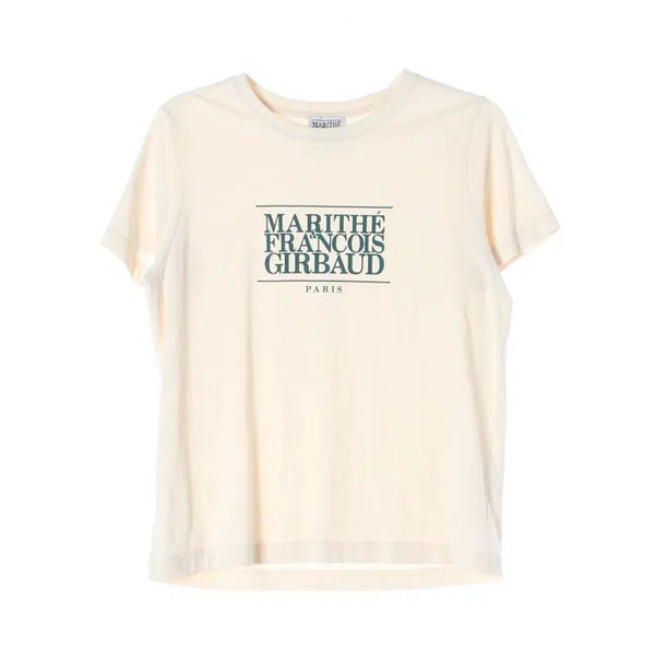 [BUNJANG] MARITHE FRANCOIS GIRBAUD Logo Short Sleeve T-Shirt / MARITHE FRANCOIS GIRBAUD 로고 반팔티 M