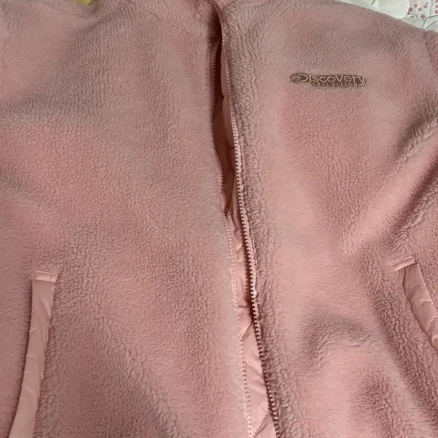 [BUNJANG] Discovery Pink Fleece Jacket / 디스커버리 핑크 후리스