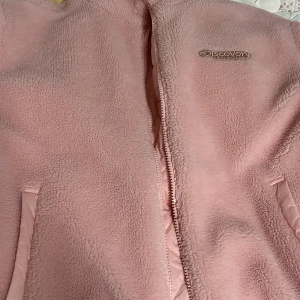 [BUNJANG] Discovery Pink Fleece Jacket / 디스커버리 핑크 후리스