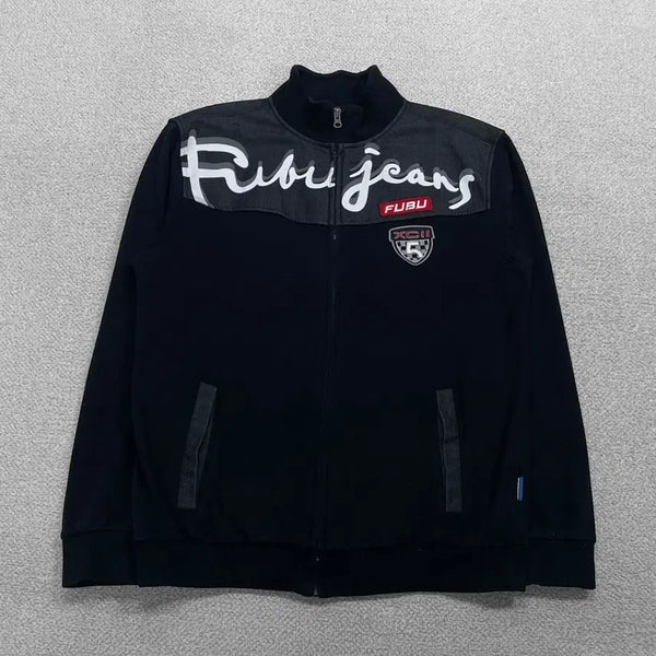 [BUNJANG] Fubu Old School Racing Zip-Up Jacket / 후부 Fubu 올드스쿨 레이싱 집업 자켓