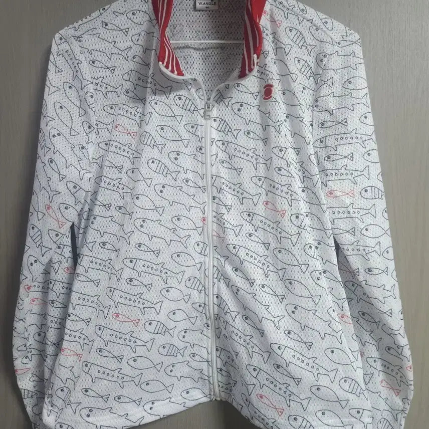 [BUNJANG] Wide Angle Golf Mesh Full Zip Jacket L / F] 와이드앵글 골프 메쉬집업, L*