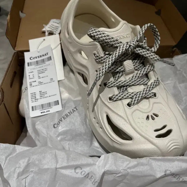 [BUNJANG] Covernat Coveride Sala Ivory Sneakers / 커버낫 커버라이드 살라 250