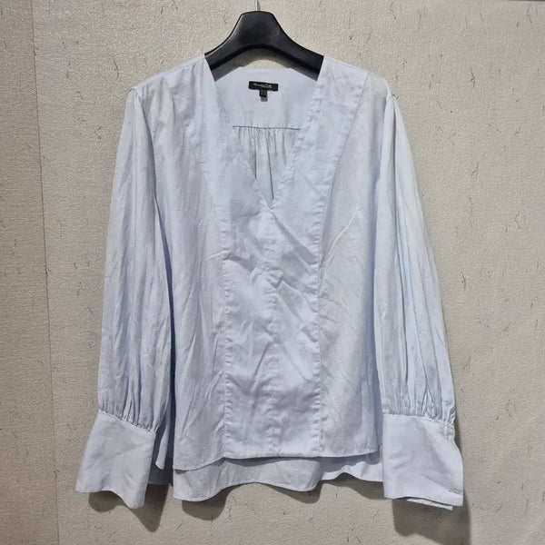 [BUNJANG] Massimo Dutti Light Blue Blouse / 마시모두띠 블라우스 하늘색