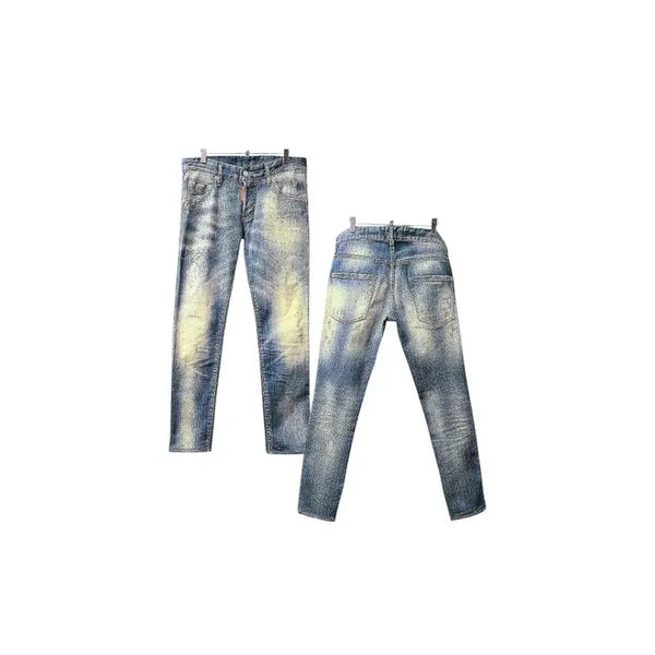 [BUNJANG] Dsquared2 Painting Wash Denim Pants / 디스퀘어드2  페인팅 워싱 데님팬츠/공용가능