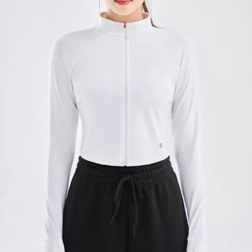 [BUNJANG] Skullpig Zero Active Cropped Zip-Up Jacket / 스컬피그 제로 액티브 크롭 자켓 필라테스 집업
