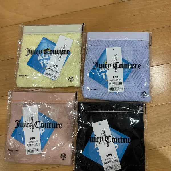 [BUNJANG] Jucy Couture Panties Set (4 pcs) / 쥬시꾸뛰르 팬티 100 속옷