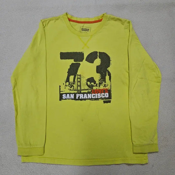 [BUNJANG] Levi's San Francisco Long Sleeve T-Shirt / 리바이스 샌프란시스코 긴팔티 급처
