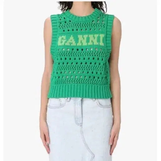 [BUNJANG] GANNI 2024 Knit Vest / 가니(2024) 니트조끼 팔아요