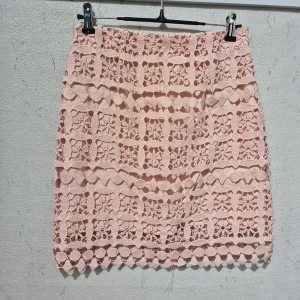 [BUNJANG] Sandro Lace Skirt Pink / 산드로 레이스 스커트 핑크