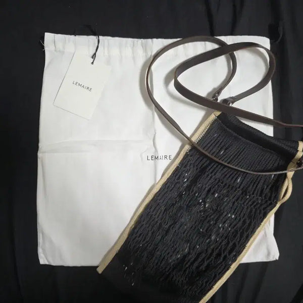 [BUNJANG] Lemaire Medium Felt Net Shopping Bag Black / 르메르 필트백 네트백 미디움 블랙