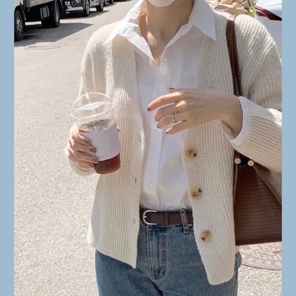 [BUNJANG] OVNEIR Karin Knit Cardigan / 오브네어(OVNEIR) 카린 니트가디건 프리사이즈