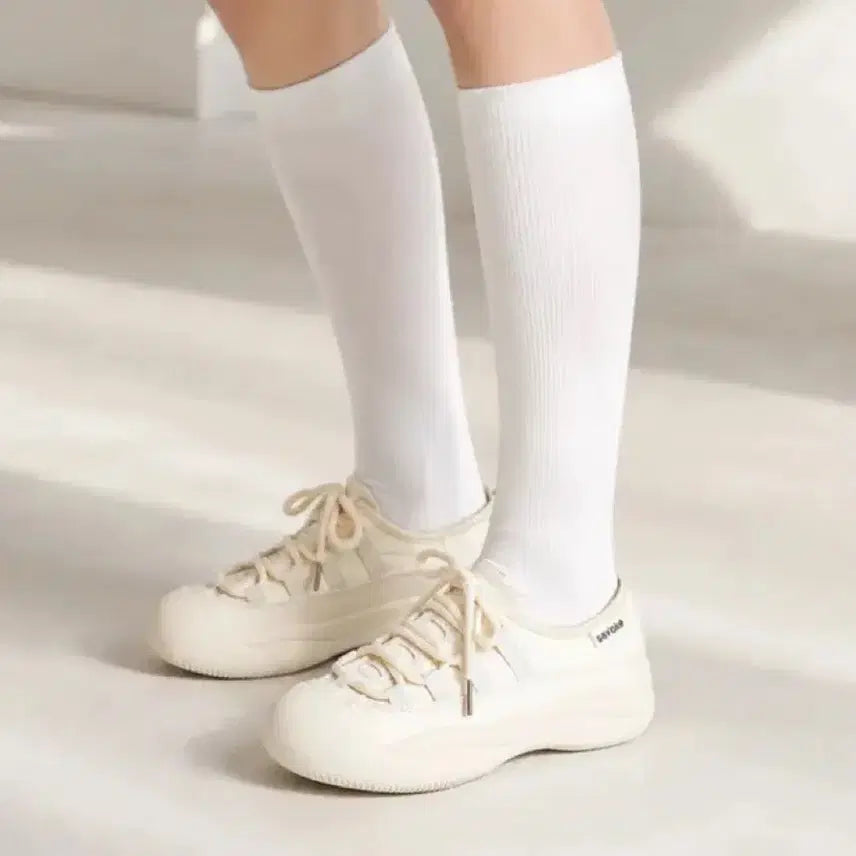 [BUNJANG] Women's 3cm Platform Sneakers / 3cm 통굽 스니커즈