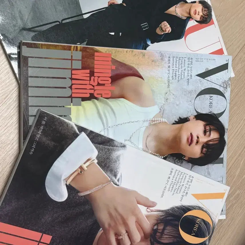 [BUNJANG] BTS Jimin Vogue Magazine 3-Set Cover / bts 지민커버 보그잡지