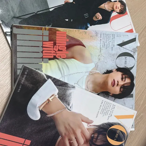 [BUNJANG] BTS Jimin Vogue Magazine 3-Set Cover / bts 지민커버 보그잡지