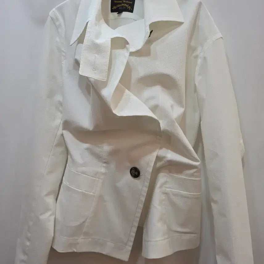 [BUNJANG] Vivienne Westwood Anglomania White Drape Jacket / (정품)비비안 웨스트우드 앙글로매니아 드레이프 자켓